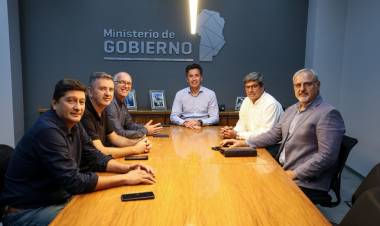 Manuel Calvo recibió a las autoridades del Foro de Intendentes del radicalismo