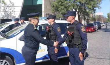 Analía Ludueña fue oficializada como Jefa de la Policía local y presentaron el Grupo de Saturación Móvil