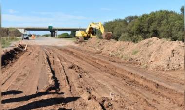 Avanza la obra de la Ruta Provincial 32S, un corredor vial clave para Frontera