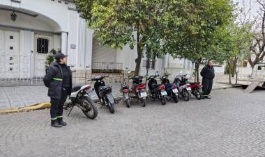 Retienen nueve motocicletas por infracciones durante operativo de control vehicular