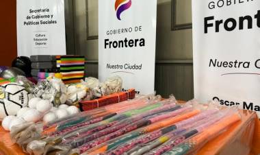 Frontera adquirió nuevo equipamiento deportivo a través de un programa provincial