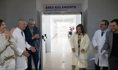 El Hospital Córdoba inauguró un área de aislamiento con equipamiento de última generación