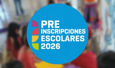 Abren las preinscripciones para ingresantes a instituciones de gestión estatal nivel inicial 2026