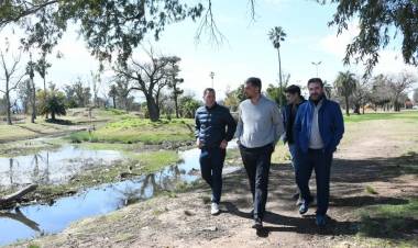 Iniciaron las tareas de relevamiento para la refuncionalización del Parque Cincuentenario