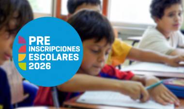 Están abiertas las preinscripciones para 1° grado del nivel primario 2026