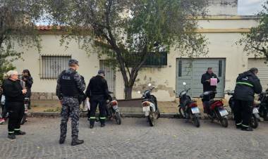 Secuestraron 21 motos durante un control vehicular en barrio Sarmiento de San Francisco