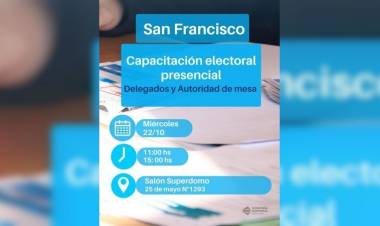 Secretaría Electoral invita a autoridades de mesa a capacitarse