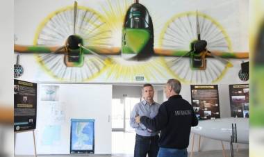 El Museo y Sede Héroes de Malvinas inauguró un mural en homenaje al avión Pucará