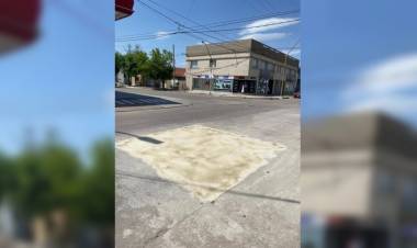 Se realizaron obras de bacheo en barrio Jardín