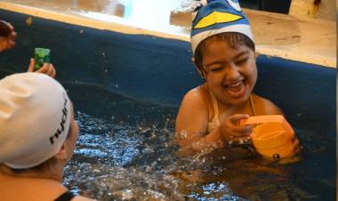 Seis guarderías municipales cerraron el proyecto de pileta con una jornada recreativa