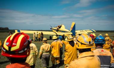 Córdoba se adelanta a la temporada de incendios con capacitación para bomberos en operaciones aéreas