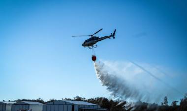 Con nuevas aeronaves, la Provincia capacita a pilotos para el combate de incendios forestales