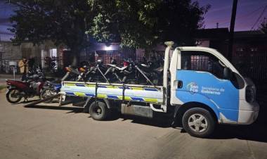 Secuestraron 17 motocicletas durante un operativo interfuerzas