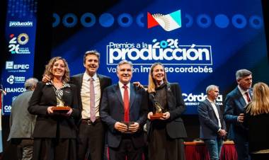 Premios a la Producción 2026: Córdoba reconoció a referentes destacados de todo el sector