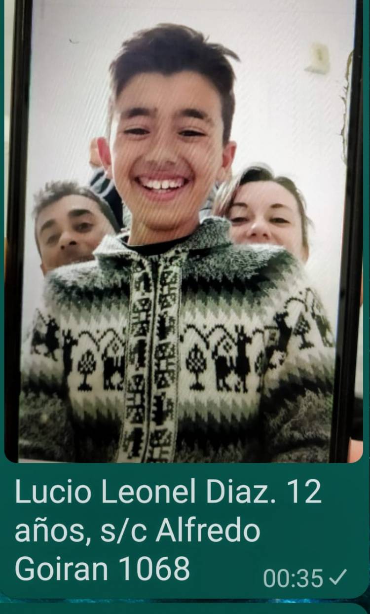 AHORA JOVEN APARECIÓ SANO Y SALVO