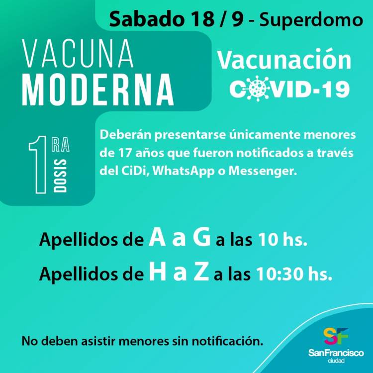 Vacunación a menores