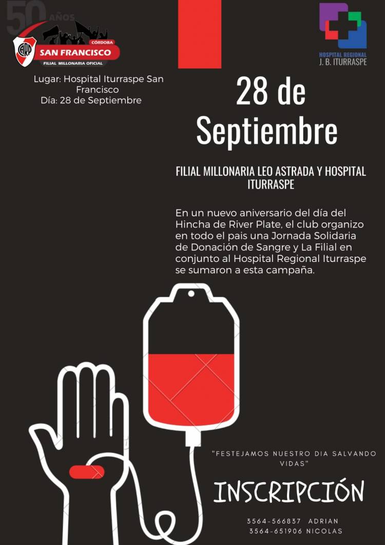 Campaña de donación de sangre