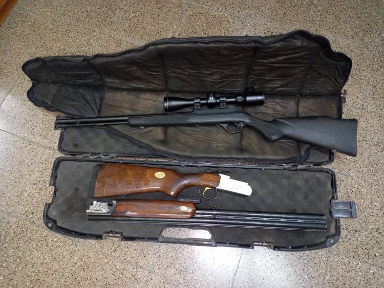 EN UNA VIVIENDA SECUESTRARON DOS ARMAS DE FUEGO POR VIOLENCIA FAMILIAR