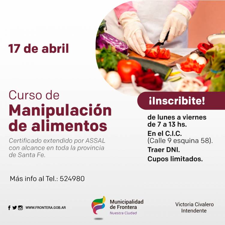 ATENCIÓN, CARNET DE MANIPULACIÓN DE ALIMENTOS