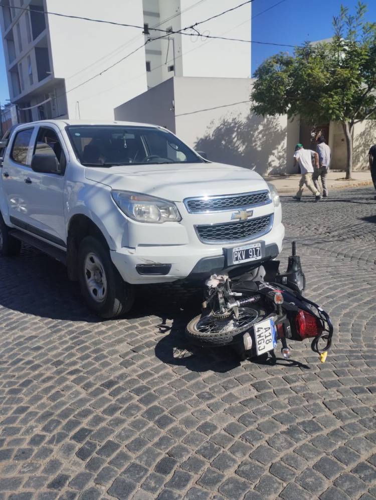 Accidente en barrio Catedral