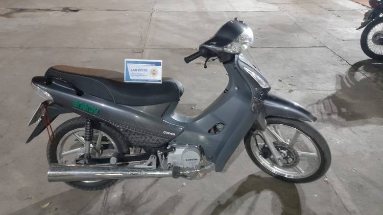 RECUPERO DE MOTOCICLETA SUSTRAÍDA
