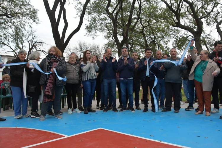 Quedó inaugurada la cuarta cancha de básquet 3x3 de la ciudad