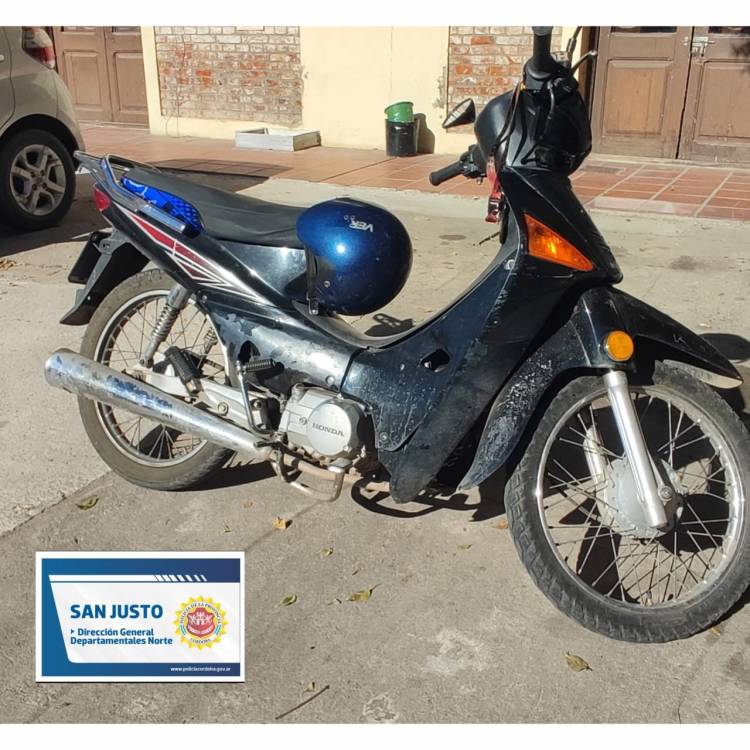 SECUESTRO DE MOTOCICLETA CON PEDIDO
