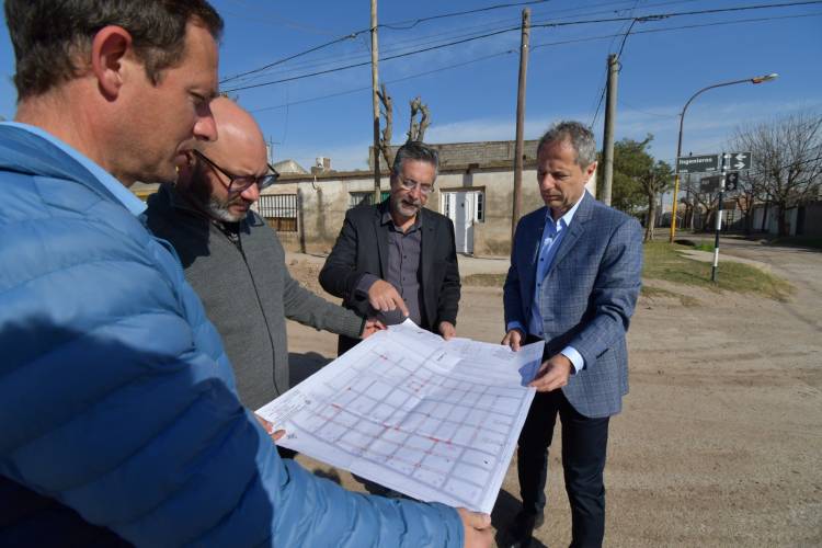 Cordón cuneta barrio La Milka - Bernarte: “Construimos mejores condiciones de vida para los vecinos”