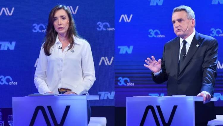 En televisión, Agustín Rossi y Victoria Villarruel debaten de cara al balotaje