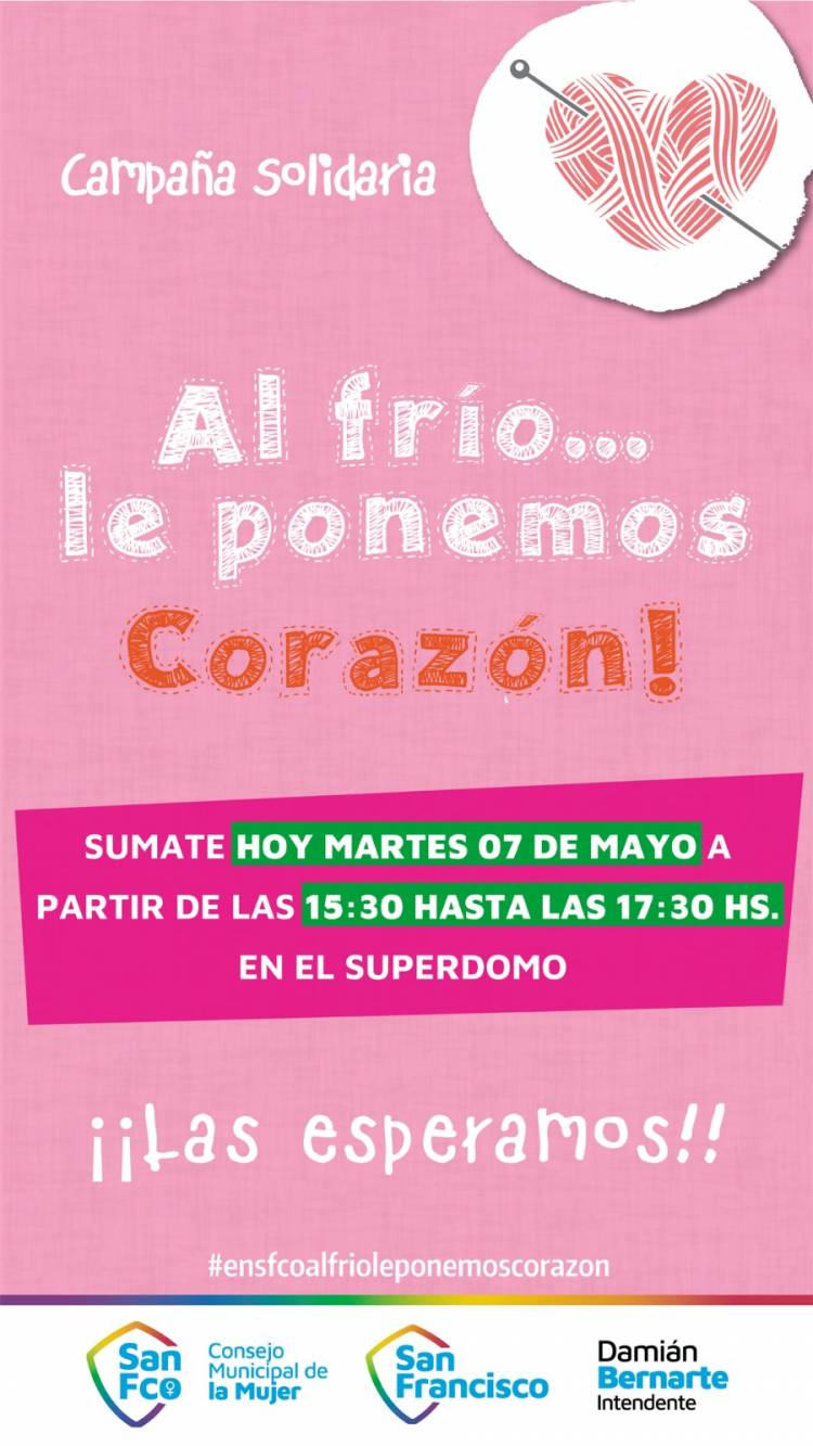 Vuelve la campaña “Al frío…le ponemos corazón”