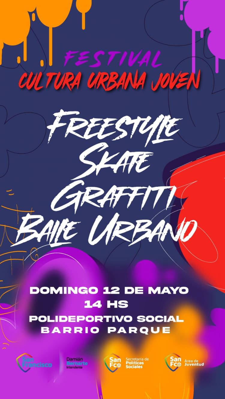 Se viene el festival Cultura Urbana Joven