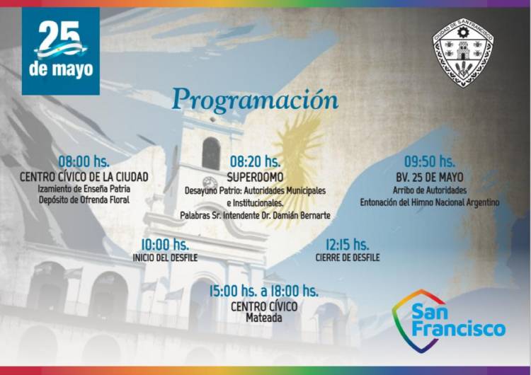 PROGRAMACIÓN 25 DE MAYO