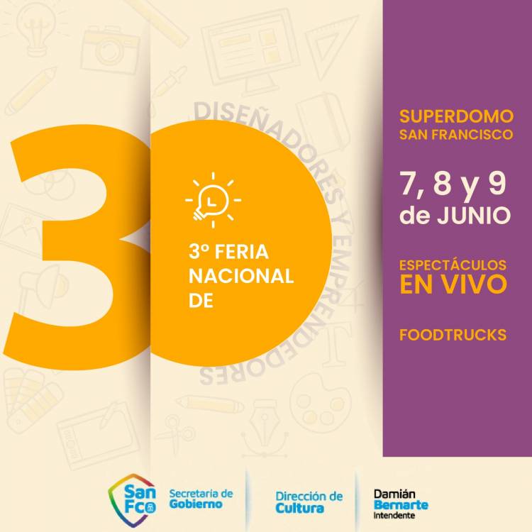 Se viene la tercera edición de la Feria Nacional de Diseñadores y Emprendedores