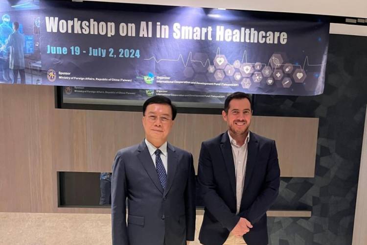 Córdoba, presente en un workshop en Taiwán sobre uso de inteligencia artificial en Salud