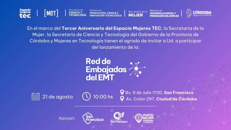 Lanzamiento de la "Red de Embajadas del Espacio Mujeres TEC”