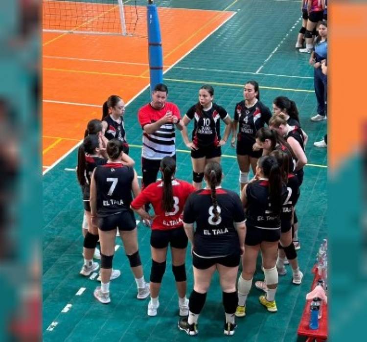 El Tala, subcampeón provincial en la Liga de Desarrollo Sub 18 de vóley