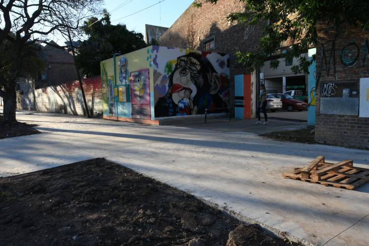 Se encuentra próximo a concluir el hormigonado del Pasaje Cornaglia