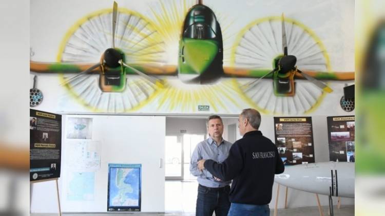El Museo y Sede Héroes de Malvinas inauguró un mural en homenaje al avión Pucará
