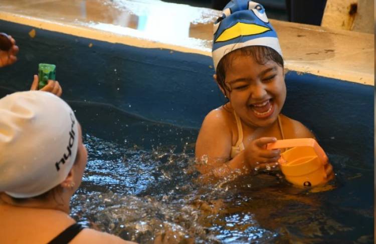 Seis guarderías municipales cerraron el proyecto de pileta con una jornada recreativa