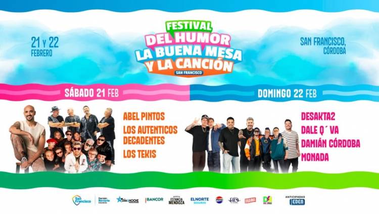 Festival de la Buena Mesa 2026: grilla completa, precios y cómo comprar las entradas