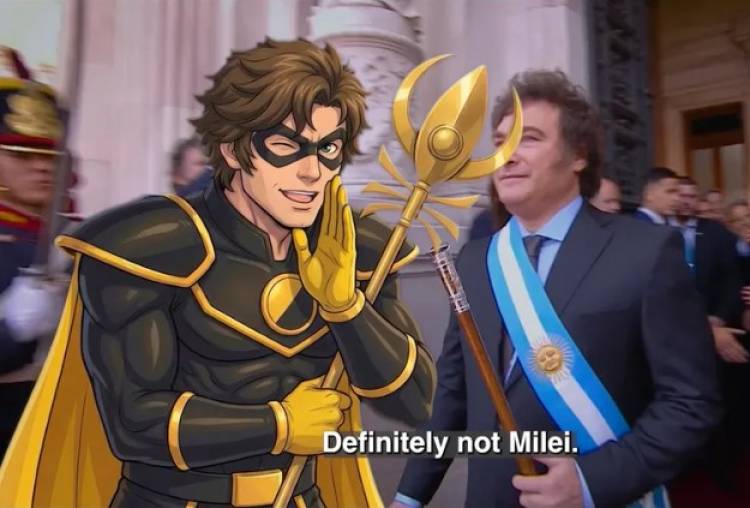 Demasiado ego: Milei lanzó sus redes sociales en inglés, donde se definió como un "héroe de la vida real"