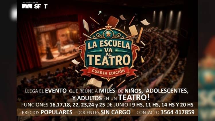 Adrián Vocos regresa con "La escuela va al teatro" con su cuarta edición: uno de los ciclos culturales y educativos más esperados del año