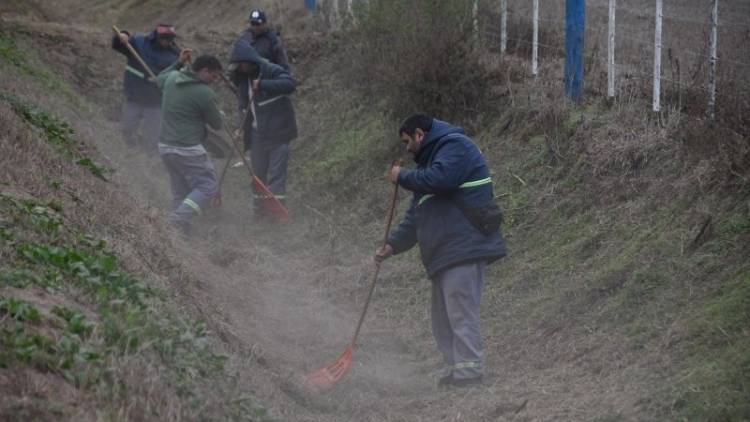El municipio intervino canales para fortalecer el sistema de desagües