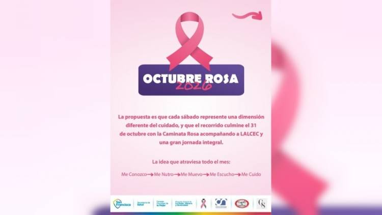 Octubre Rosa vuelve a San Francisco con una agenda centrada en el cuidado integral