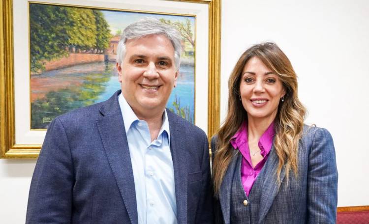 Llaryora y la senadora Flavia Royón analizaron el avance del proyecto de ley de biocombustibles